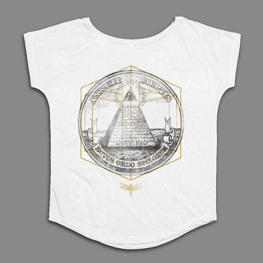 Novus Ordo Seclorum Illuminati Pyramid Tee