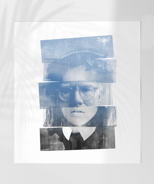 Vintage-inspired Artistic Collage Design Poster Print