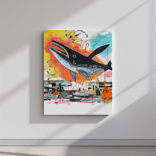 Quadro canvas societywhale