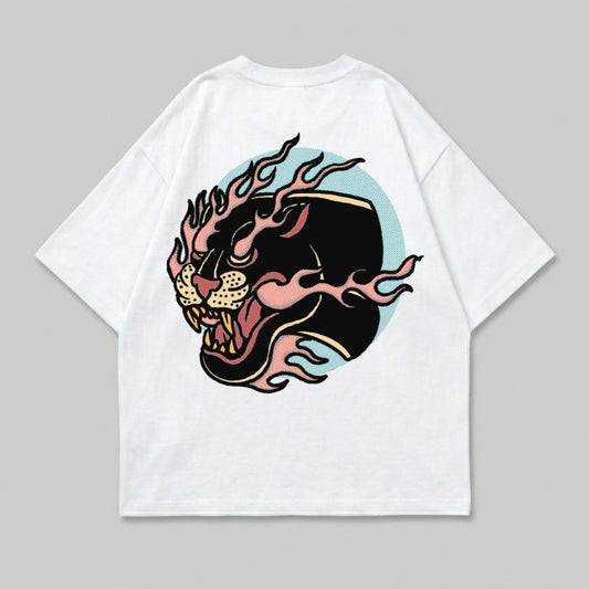 Flaming Panther Head Graphic Design product type
Panther, Flaming Panther, Panther Head, Graphic Tee, Animal Print, Feline Art, Flame Design, Tattoo Style, Streetwear, Urban Fashion, Bold Graphic, Unique Design, Beast Mode, Roaring Panther, Retro Graphic, White Shirt, Big Cat, Pop Art, Panther Graphic, Artistic Print