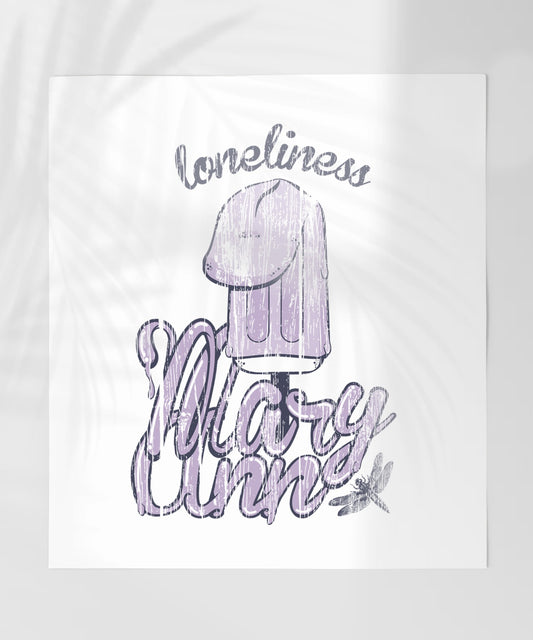 Mary Anne Loneliness Pastel Print Art Decor