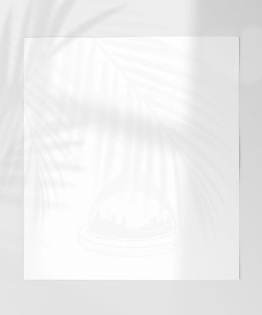 Minimalistic White Design Decorative Art Print