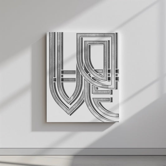 Quadro canvas love_BLACK