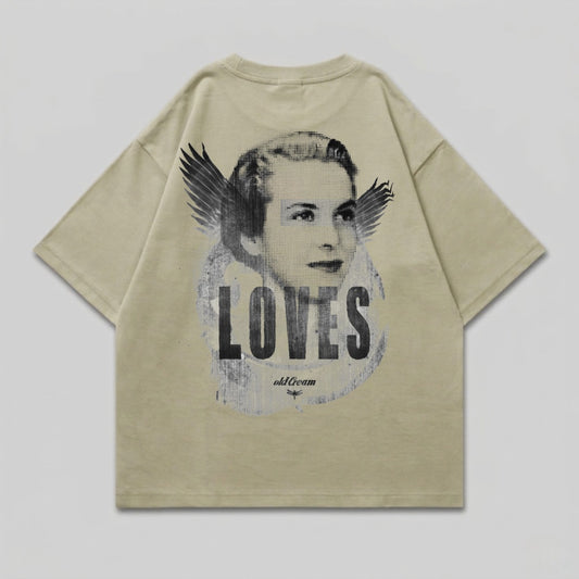Angelic Pixel Face Wings Print LOVES old dream product type