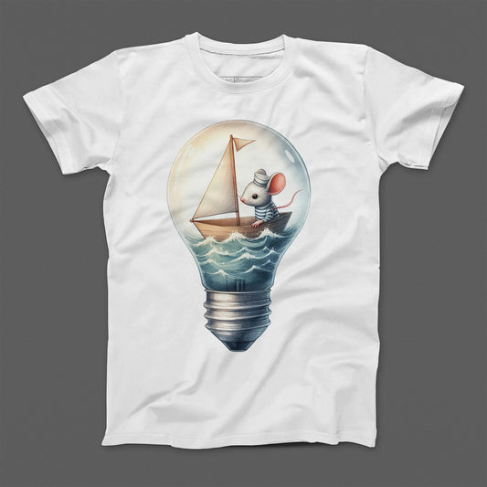 T-shirt donna boyfriend sailor-mouse
