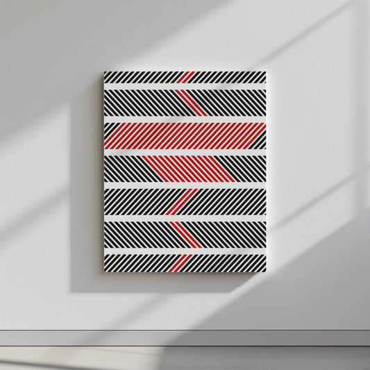 Quadro canvas Stripe Geometry