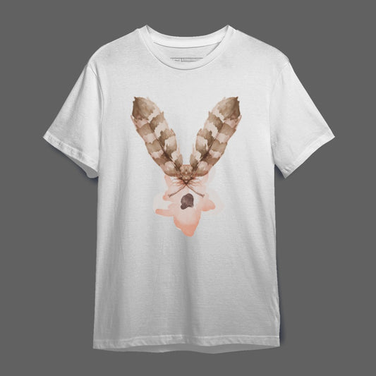 Feathered Wings Artistic Graphic T-Shirt