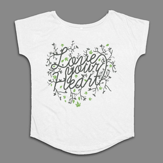 Love Your Heart Inspirational T-Shirt for Everyday Wear