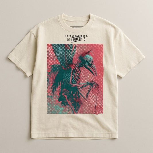 Limited Edition Graphic T-Shirt with Skeleton Design