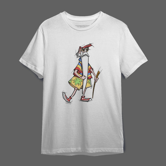 Trendy Graphic Print T-shirt With Cool Character Design