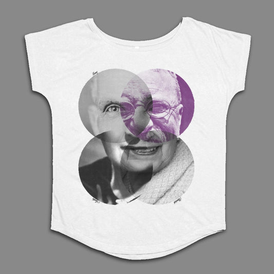 Abstract Overlapping Circles Graphic Shirt