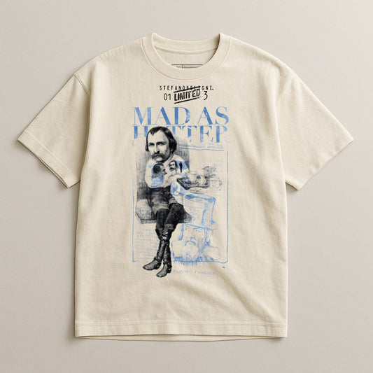 Mad As A Hatter Vintage Style Graphic Tee