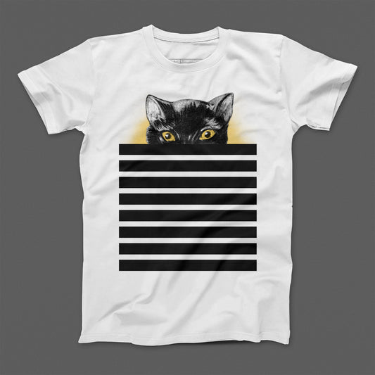 T-shirt donna boyfriend Vintage Cat