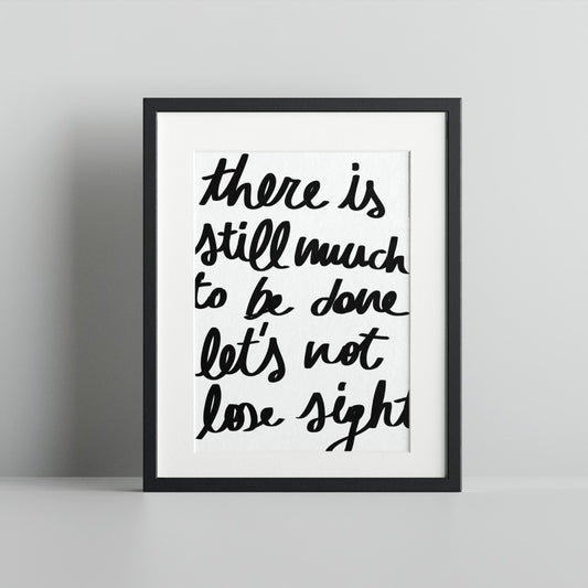 Inspirational Quote Wall Art Motivational Framed Print
