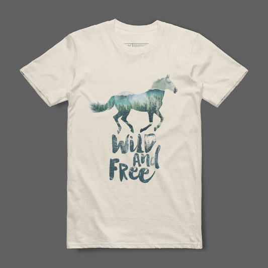 Wild and Free Graphic Tee for Nature Lovers