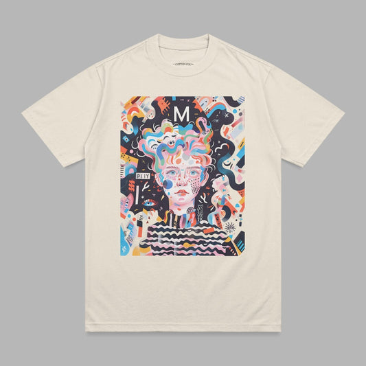 M PIIY Abstract Face Psychedelic Art product type