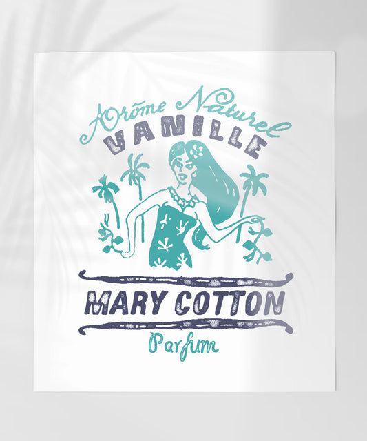 Arôme Naturel Vanille Parfum Mary Cotton Poster