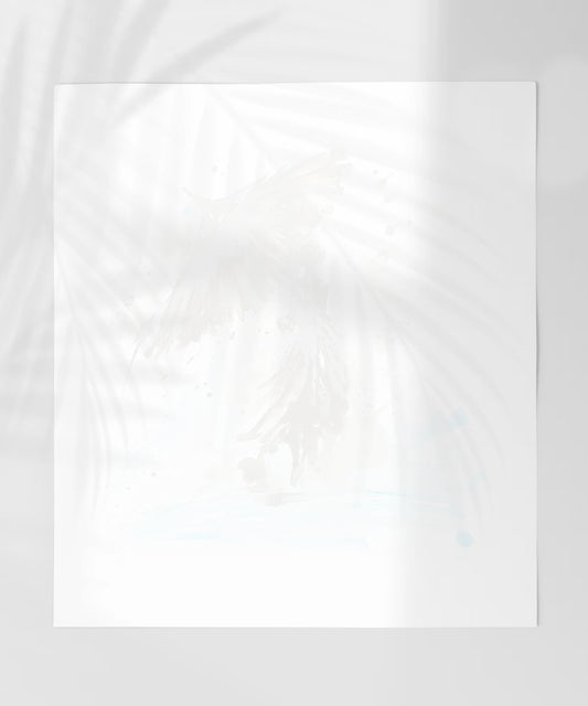 Abstract Minimalist White Artwork for Home or Office Decor