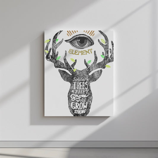 Quadro canvas element_chiari