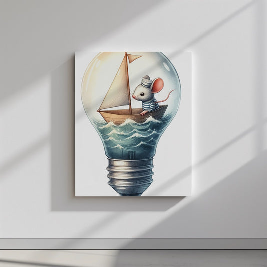 Quadro canvas sailor-mouse