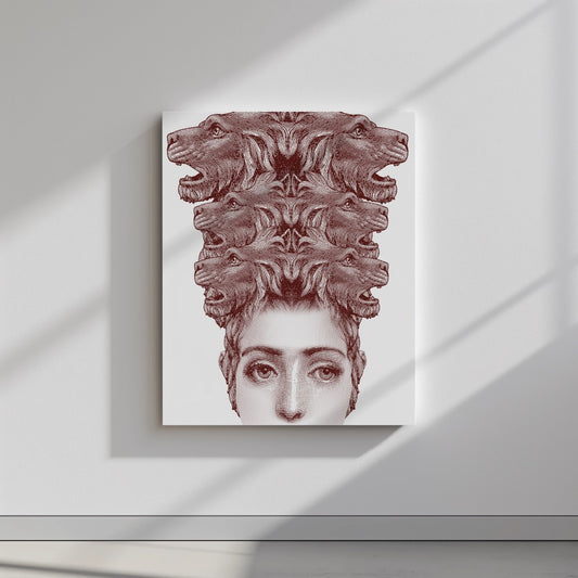 Quadro canvas head