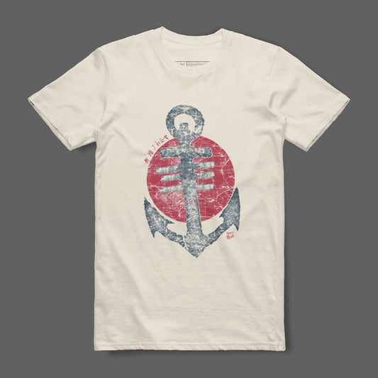 Vintage Style Anchor Graphic T-Shirt Casual Apparel