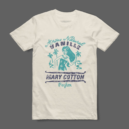 Vintage Style Mary Cotton Parfum T-Shirt Graphic Tee