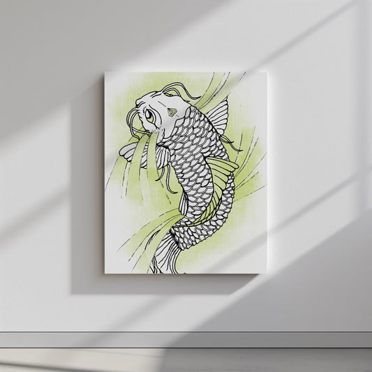 Quadro canvas Koi