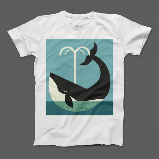 T-shirt donna boyfriend whale_new