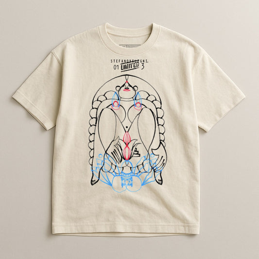 Stylish Graphic Tee with Unique Artistic Design