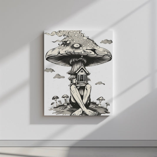 Quadro canvas la-casa