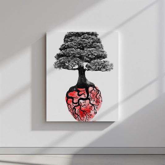 Quadro canvas Bonsai Heart