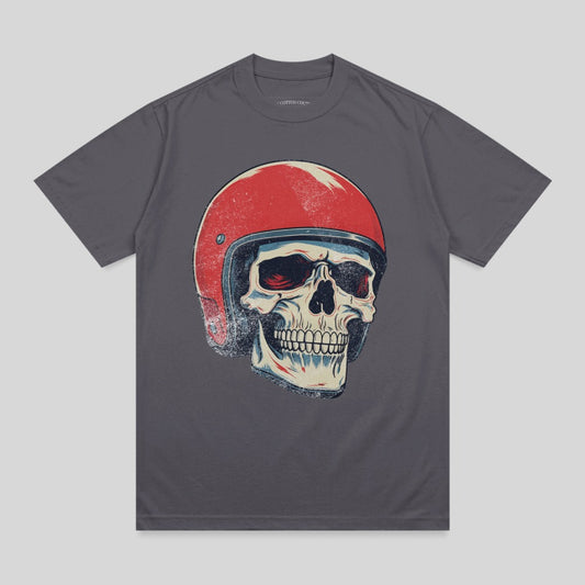 Motorcycle Skull Head Red Helmet Artwork product type