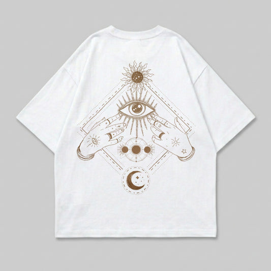 All Seeing Eye Sun Moon Celestial Hands Shirt product type
