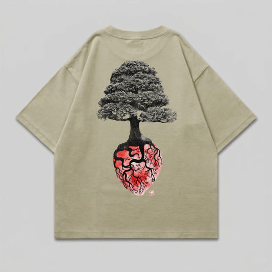 Artistic Tree Roots Heart Graphic Nature Design product type