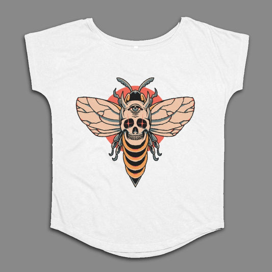 Skull Bee Graphic Design T-Shirt for Sale