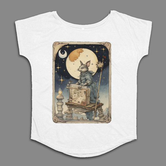 Enchanted Mouse Wizard Graphic Short Sleeve Shirt