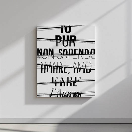 Quadro canvas amar
