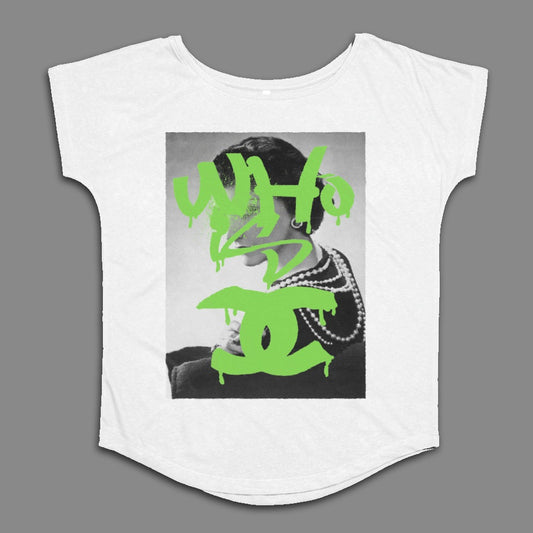 Retro Graffiti Style Who Design Graphic T-shirt