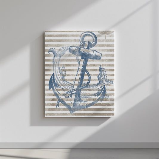 Quadro canvas Stripe Anchor
