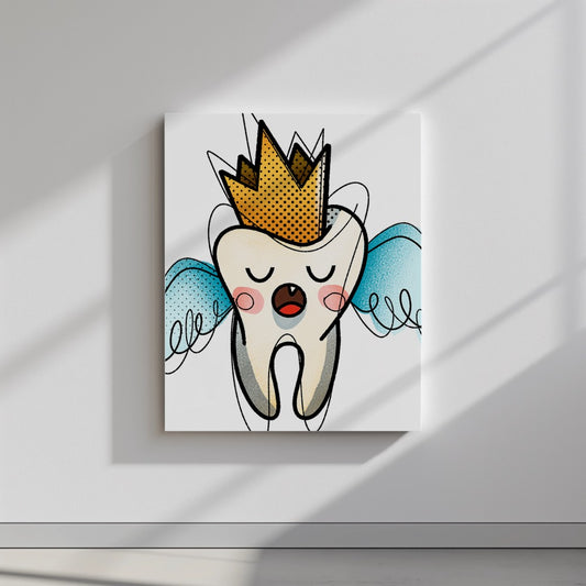 Quadro canvas dente