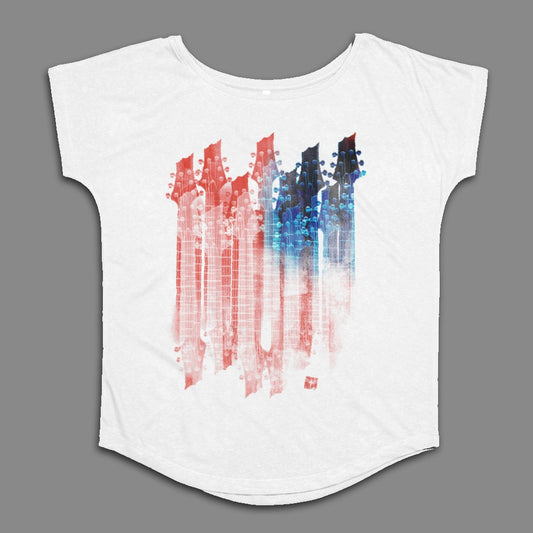 Patriotic Guitar Design Women's T-Shirt