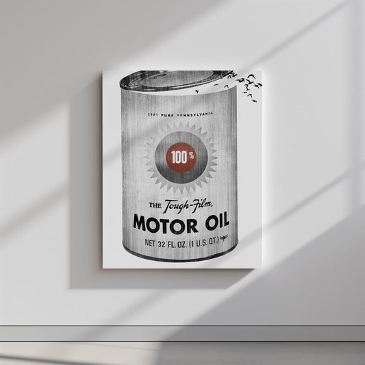 Quadro canvas motor_oil