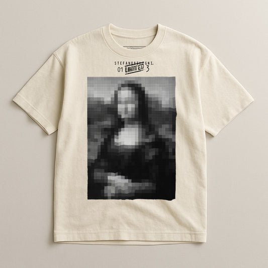 Abstract Pixelated Art Graphic Tee
