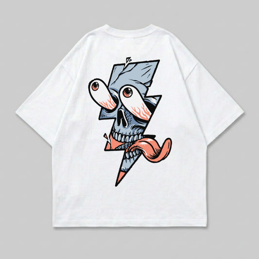 Lightning Skull Crazy Eyeballs Tongue Graphic product