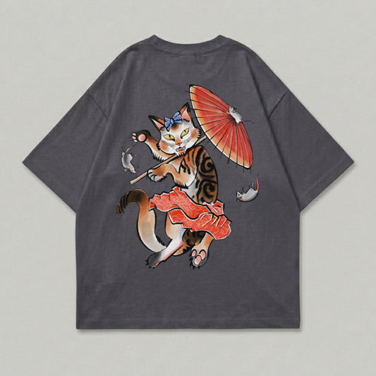 Whimsical Cat Umbrella Skirt Mice Illustration product type
cat
Japanese style
umbrella art
mice graphic
skirted cat
animal design
feline print
cartoon animal
playful cat
whimsical art
unique graphic
oriental inspired
kawaii cat
pet lover gift
artistic print
graphic design
cute animal
streetwear art
fashion graphic
illustration art