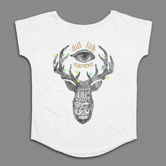 Solitary Trees That Grow Product with Deer and Eye Print