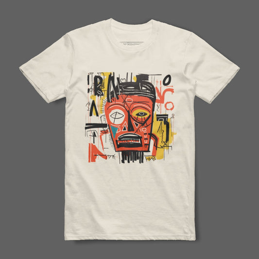 Abstract Modern Art Face Graphic T-Shirt