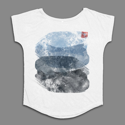Abstract Watercolor Design Oversized T-Shirt product