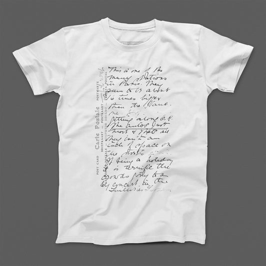 T-shirt donna boyfriend postcard